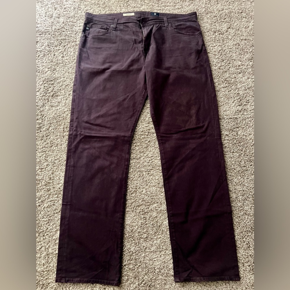 AG Jeans Graduate Pants Deep Plum - Inseam 32
